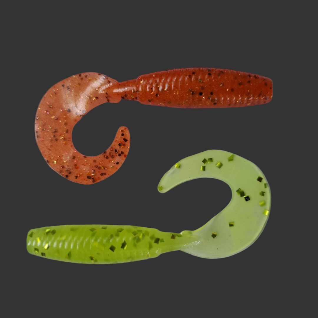 3" Curly Tail Grub - 5 Pack
