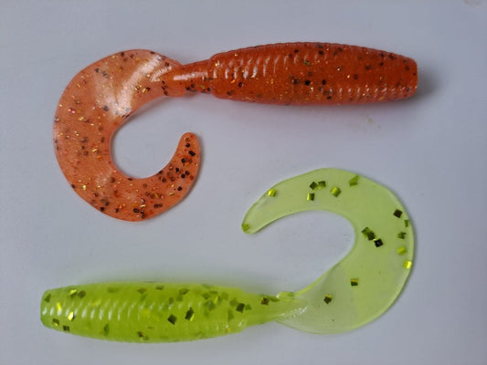 3" Curly Tail Grub - 5 Pack
