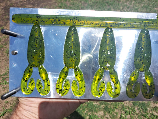 4" Buzz Frog - 4 Pack