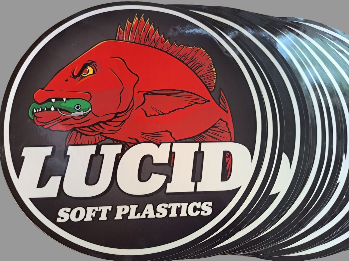 Lucid Soft Plastics Boat Sticker
